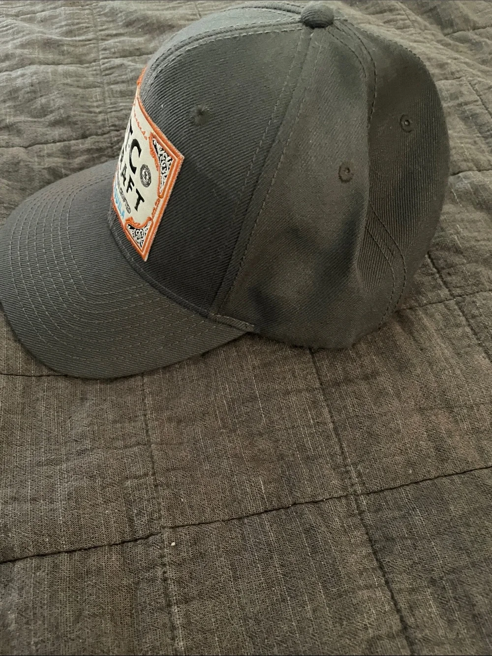 T.C. Craft Gray Men’s Patch Front Cap